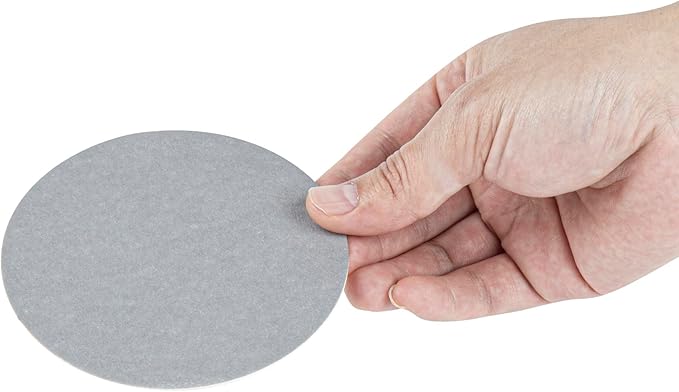 Restaurantware Paper Coasters 100 Pack of 4 Inch Disposable Beverage Coasters Absorbent for Hot and Cold Drinks Gray Coffee Cup Essentials for Table Decor, Kitchen, Home Patio or Living Room