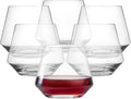 ZWIESEL GLAS Pure Stemless Burgundy Glass (Set of 6), Elegant Wine Glasses for Red Wine, Dishwasher-Safe Tritan Crystal Glasses, Made in Germany (17 Ounce)