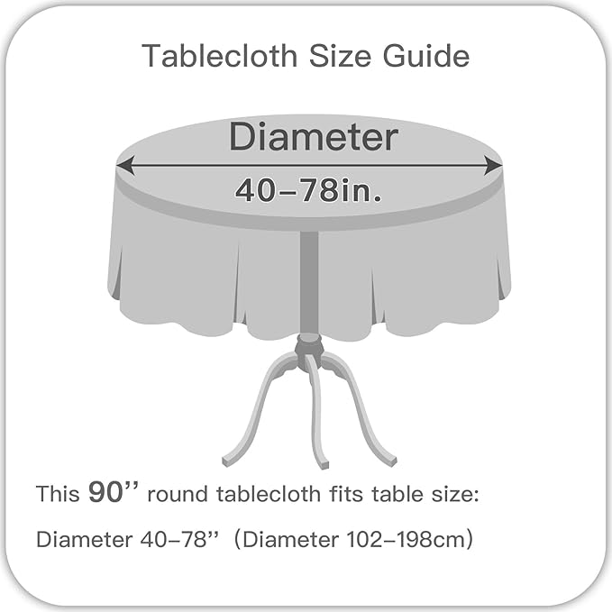 maxmill Round Jacquard Tablecloths Swirl Design Spillproof Wrinkle Free Heavy Weight Soft Table Cloth for Circular Table Cover of Buffet Banquet Parties Holiday Dinner Round 90 Inch Sage Green