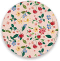 Coasters for Drinks Coaster Drink Set Decorative Coffee Table Desk Cup Mat Spring Cute Cork Bar Backing Round Home Decor Cute Cherry Blue Flowers26