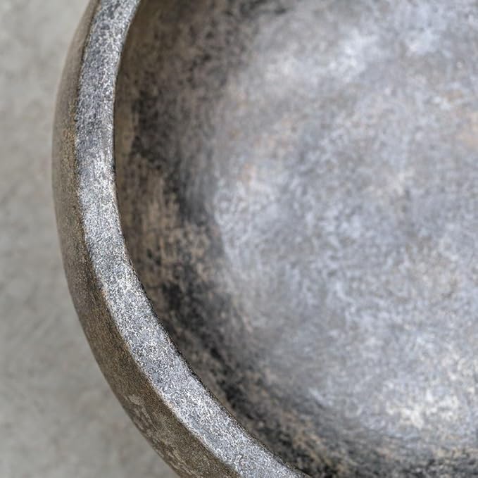 Uttermost Brixton 14" Wide Black Terracotta Modern Decorative Bowl