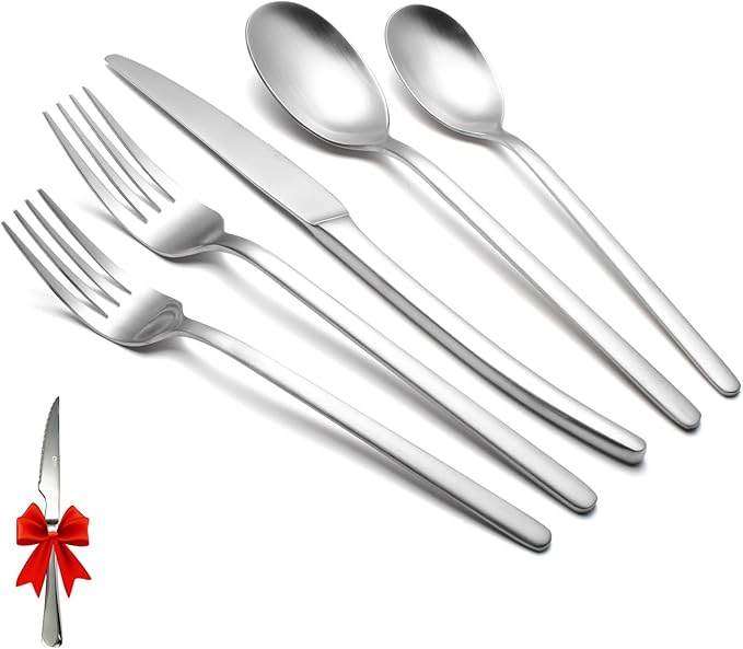 Silverware Set (20, Silver Classic Set02)
