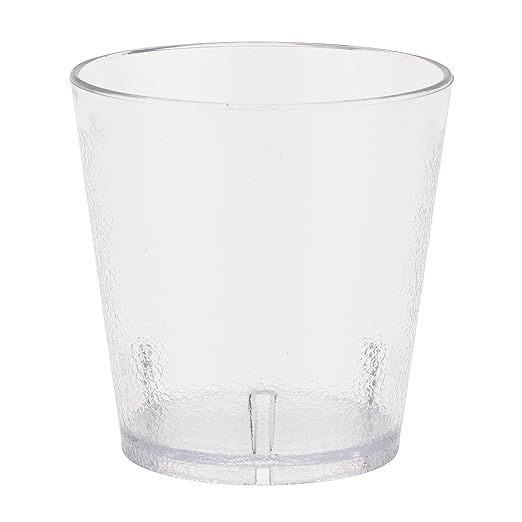 G.E.T. 6608-1-CL-EC Heavy-Duty Plastic Restaurant Tumblers, 8 Ounce, Clear (Set of 4)