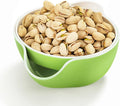 LivLab Mker Snack bowls for adults, Pistachios bowl with shell storage, Nut bowl sunflower seed spit cup, can berry serving dish, Green