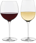 Libbey Signature Kentfield Red and White Wine Glasses Set of 12, Elegant, Dishwasher Safe Glass, Party Wine Glasses for Birthdays, Weddings, & More
