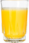 Vikko 5 Ounce Juice Glasses, Heavy Base SMALL Glassware for Drinking Orange Juice, Water, Perfect Cup for Children, Tasting, and Small Portions, Set of 6 Crystal Clear Glass Tumblers