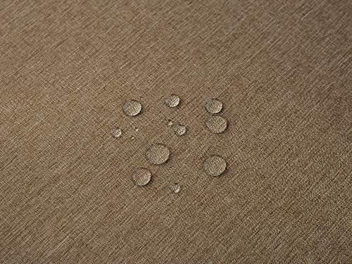 EHouseHome Waterproof Faux Linen Dinner Napkins, Set of 12, 17 x 17,Flax - Image 6