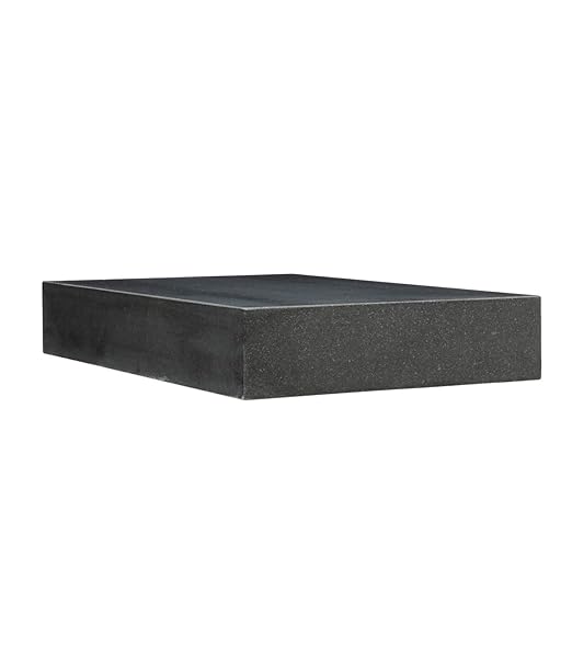 HHIP 4401-1599 12" X 9" X 2" Granite Surface Plate, Grade B, 0 Ledge