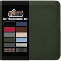 GORILLA GRIP Comfortable Cushioned Kitchen Mats for Floor, 48x20, Waterproof and Stain Resistant Soft Top, 3/4 Inch Thick Ergonomic Standing Desk Anti Fatigue Mat, Foam Supports Feet, Hunter Green