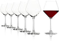 Stölzle Lausitz Burgundy Glasses Revolution Set of 6, 18 ½ oz – Elegant Red Wine Glasses for Burgundy – Premium Crystal Wine Glasses for Maximum Flavor Development – Dishwasher & Break Resistant