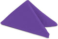 Polyester Cloth Napkins - Washable Soft Table Linens - Durable & Elegant for Dining, Restaurants, Weddings, Events, Rentals, Banquets, & Parties - Premium Quality Set of 250, Purple, 17"x17"