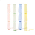 TOSSWARE POP 9oz Flute - Color Series SET OF 12, Premium Quality, Recyclable, Unbreakable & Crystal Clear Plastic Champagne Glasses