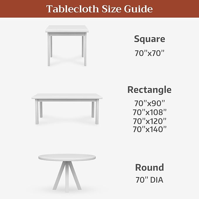 Maison d' Hermine Premium Table Cloth Rectangle Table 100% Combed Cotton 90 x 70 Inches Tablecloth Reusable Decorative for Dining Room, Farmhouse, Home, Party, Festive & Wedding - Mosaic