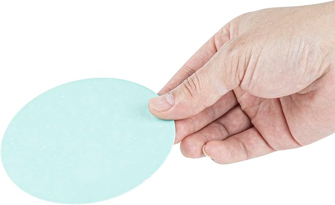 Restaurantware Paper Coasters 100 Pack of 4 Inch Disposable Beverage Coasters Absorbent for Hot and Cold Drinks Turquoise Coffee Cup Essentials for Table Decor, Kitchen, Home or Living Room