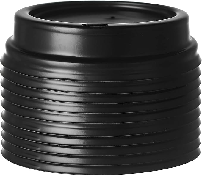 CIAO! 8oz Coffee Cup Sipper Black Dome Lid, (80mm) 1,000 Count