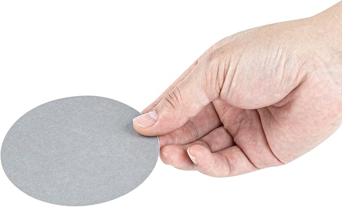 Restaurantware Paper Coasters 1000 Pack of 3.5 Inch Disposable Beverage Coasters Absorbent for Hot and Cold Drinks Gray Coffee Cup Essentials for Table Decor, Kitchen, Home Patio or Living Room