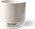 Copenhagen Design Pantone Cortado Cup - Insulated, Double Wall Coffee Cup/Mug - Porcelain - 6.4oz, Warm Gray 02