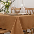 maxmill Harvest Swirl Design Table Cloth Waterproof Wrinkle Resistance Heavy Weight Soft Tablecloth for Fall Harvest Thanksgiving Dinning Tabletop Decoration Square 70 x 70 Inch, Fall Leaf
