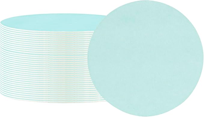 Restaurantware Paper Coasters 1000 Pack of 3.5 Inch Disposable Beverage Coasters Absorbent for Hot and Cold Drinks Turquoise Coffee Cup Essentials for Table Decor, Kitchen, Home or Living Room