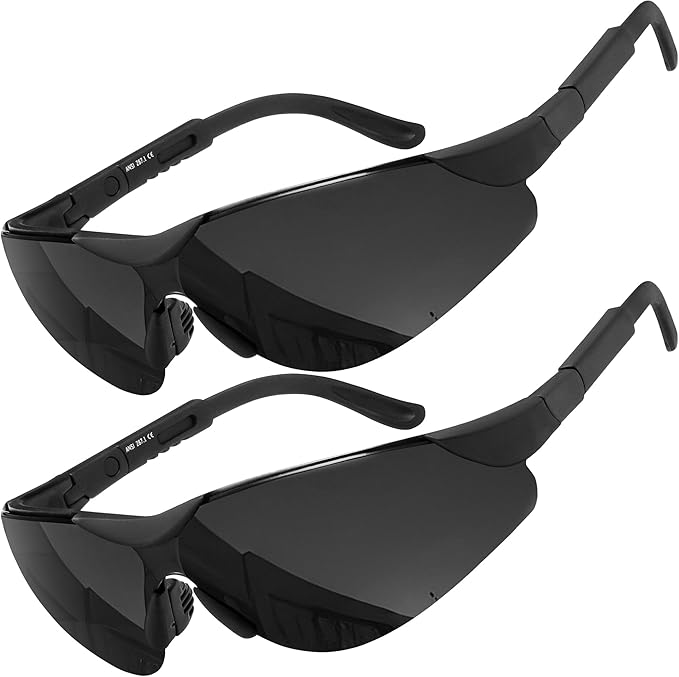 grinderPUNCH Bifocal Safety Sunglasses Sun Reading Glasses ANSI Z87 Impact Resistant Magnifier Sun Readers for Work Men Women