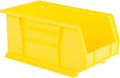 Hudson Exchange 15" x 8" x 7" Plastic Stackable Storage Bin and Hanging Container, Yellow
