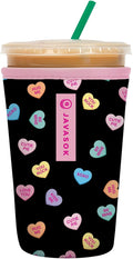 Sok It JavaSok Iced Coffee & Cold Soda Insulated Neoprene Cup Sleeve (Sweet Notes, Medium: 22-28oz)
