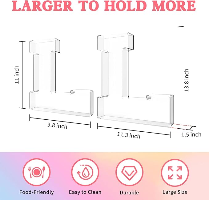 13.8" Acrylic Letter Charcuterie Tray, Charcuterie Letters Fillable Box for Food, Reusable Serving Cake Candy Dish Display Tray for Birthday Anniversary Party Decoration (Letter L)