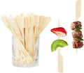 100PCS Cocktail Picks, Fancy Toothpicks for Appetizers, Decorative Skewers for Appetizers Drinks Party Fruit, 3.5 Inch Long Wooden Bamboo Paddle Food Sticks Charcuterie Boards Accessories