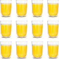 Vikko 5 Ounce SMALL Glasses, Heavy Base Clear Tumbler, Cup for Drinking Orange Juice, Water, Kids Glass Drinking Glasses, 5 oz Juice Glass, Set of 12