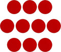 10 Round Foam Bud Coasters Pack, 4 inch - PU Foam, Party Favor - Red