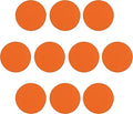 10 Round Foam Bud Coasters Pack, 4 inch - PU Foam, Party Favor - Neon Orange