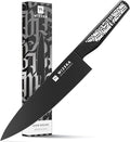 WIZEKA Chef Knife: 8 Inch: Extreme Sharp Kitchen Knife: Full Tang High Carbon Stainless Steel: Chef's knife with Ergonomic Handle with Unique Patterns,Gothic Series