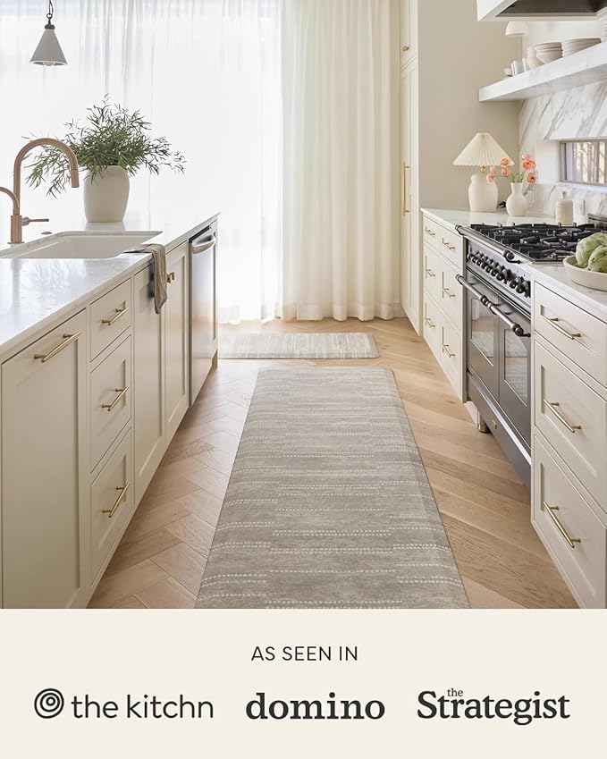 House of Noa Nama Standing Mat – Anti-Fatigue Cushioned Kitchen Mats for Floor | Ergonomic Bounce-Back Foam Kitchen Mats | Anti-Fatigue Mats for Kitchen & Standing | Fawn Shea | 22"x36"
