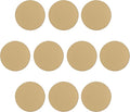 10 Round Foam Bud Coasters Pack, 4 inch - PU Foam, Party Favor - Khaki