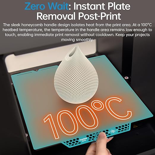 BIQU CryoGrip Pro Glacier Compatible with Snapmaker U1 3D Printer 276x304.5mm Panda Build Plate Double Sided Upgrade Plate Removable Surface Platform
