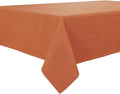 BALCONY & FALCON Rectangle Tablecloth Washable Wrinkle Resistant and Water Proof Table Cloth Decorative Linen Fabric Tablecloths for Dining Parties Kitchen Wedding and Outdoor Use (Cinnamon, 55x95)