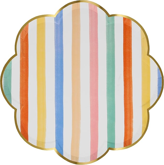 Meri Meri Colorful Pattern Dinner Plates (Pack of 8)