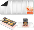35.4×15.4 in Heat Resistant Mat for Food Warming Mats, Heat Resistant Mats for Countertop Reflects 95% of Heat, Waterproof and Oilproof Hot Pad With Non-slip Bottom for Air Fryer, Coffee Maker, Oven