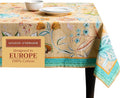Maison d' Hermine Table Cloth Rectangle Table 100% Cotton 54 x 72 Inches Tablecloth Reusable Decorative for Dining Room Farmhouse Home Valentines Day Decorations Spring Summer - Luxury Loft - Peach