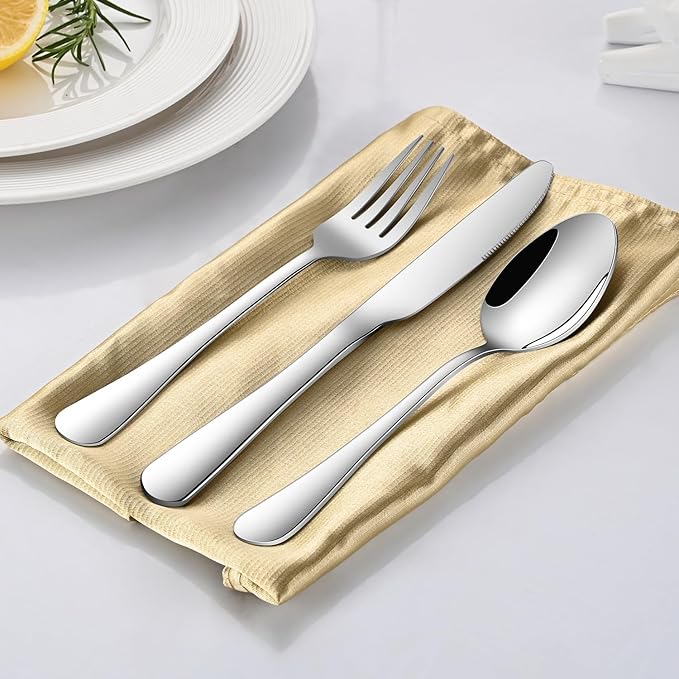 8-Piece 6.7 Inch Salad Forks Set,Durable Dishwasher Safe Stainless Steel Dessert Forks,Silverware Fork,Flatware Fork For Home Kitchen