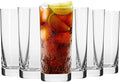 Krosno Highball Glasses, Set of 6, 11.8 oz, Blended Collection, Crystal Glass, Perfect for Everyday, Multipurpose Glasses, Dishwasher Safe, Made in Europe