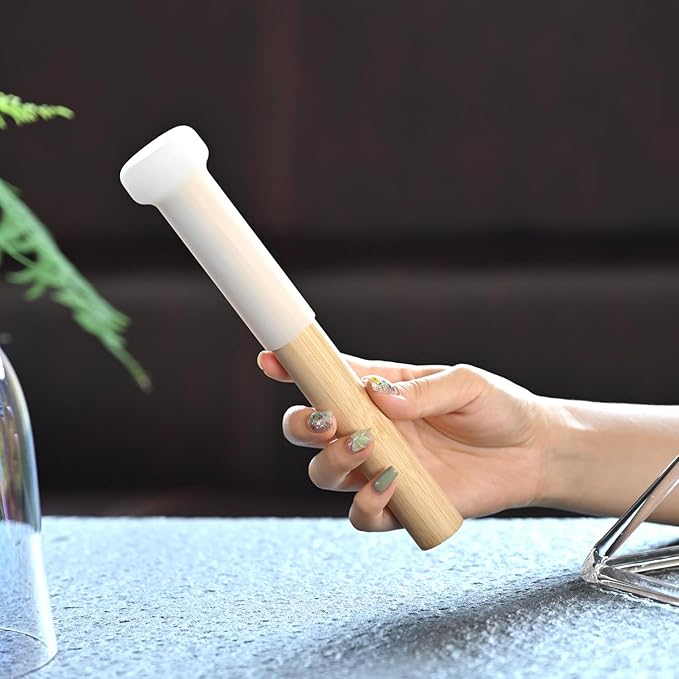 CVNC Crystal Singing Bowls Mallet Sound Bowl Healing Bowl Striker Mallet for Playing Crystal Meditation Yoga or Sound Baths