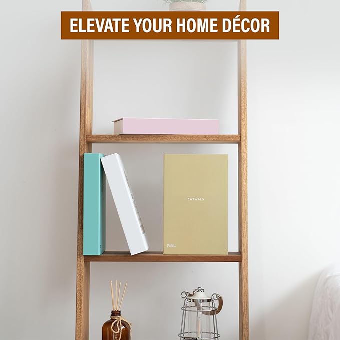Blush Large | 4 PCS Faux Decorative Books for Home Decor | Not Real Books (Cardboard Boxes) | Coffee Table, Bookshelf & Shelf Styling Display Props for Living Room, Office