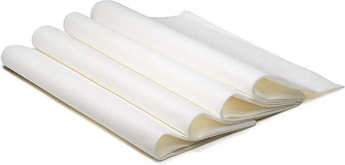 " OCCASIONS " 640pcs set (80 Guests)-Extra Heavyweight Vintage Wedding Disposable/Reusable Plastic Plates 80 x 11'' + 80 x 8.25''+Silverware+Cups+Napkins (Chateau Collection Ivory)