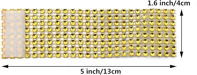 KPOSIYA Napkin Rings, Pack of 60 Rhinestone Napkin Rings Diamond Adornment for Place Settings, Wedding Receptions, Dinner or Holiday Parties, Family Gatherings (60, Gold)