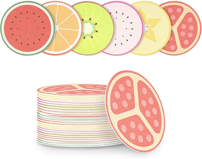 Restaurantware Drink Coasters 480 Count 3.5 Inch Paper Moisture-Absorbing Bar Coasters Assorted Decorative Table Coasters for Tabletop Protection Assorted Colors