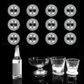 12 pcs LED Coaster, Bottle Lights for Liquor Bottles, Sticker Lights for Wine Liquor Bottle, Club, Bar, Party