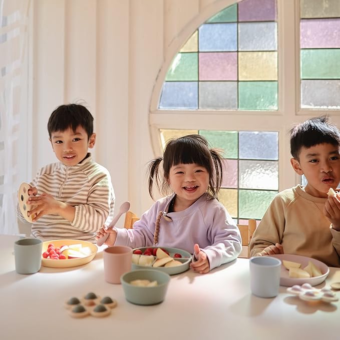 mushie Dinnerware Cups For Kids | Made in Denmark, Set of 2 (Blush)