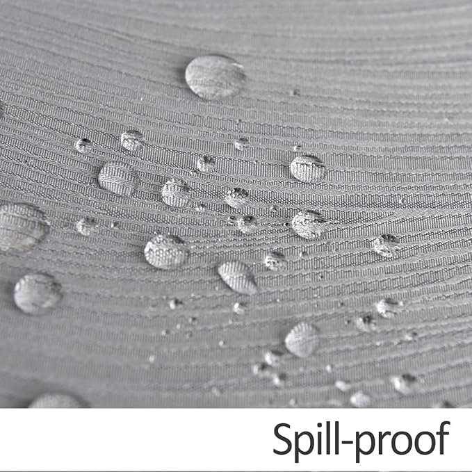 maxmill Jacquard Round Table Cloth Swirl Pattern Waterproof Antiwrinkle Heavy Weight Soft Tablecloths for Circular Table Cover and Kitchen Dinning Tabletop Decoration Round 70 Inch Light Gray