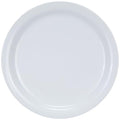 Yanco MA-8 Mayor 9" Narrow Rim Dinner Plate, Porcelain, Super White, Pack of 24
